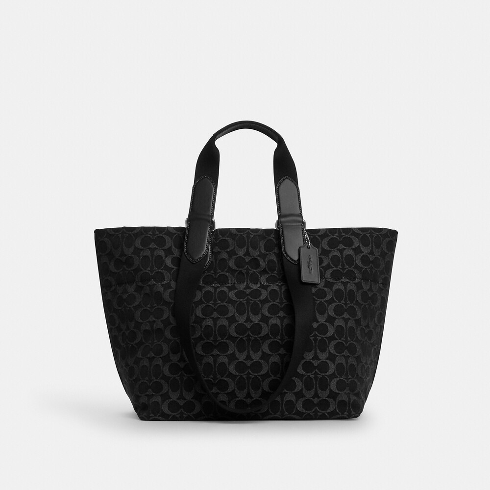 Coach Outlet Small Tour Tote Bag In Signature Denim